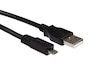 USB-A til USB Micro-B kabel 5m (sort) USBkabler