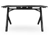 Svive Cygnus Gaming Desk matt sort med sorte sømmer Gaming desk