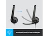 Logitech H390 USB PC Headset (sort) Hodesett, kablet