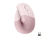 Logitech Lift Vertikal mus (dark rose) Mus