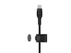 Belkin USB-C til Lightning kabel 3m (sort) Kabel/adapter/diverse