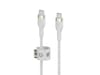 Belkin USB-C til USB-C kabel 2m (hvit) Kabel/adapter/diverse