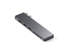 Satechi MacBook Air M2 Slim Pro Docking (space gray) Dockingstasjon