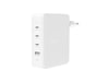 Belkin 4-port GaN 140W vegglader (hvit) Ladere