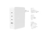 Belkin 4-port GaN 140W vegglader (hvit) Ladere