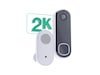 Arlo Essential 2 2K Video Doorbell med Chime 2 Ringeklokker