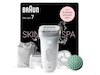 Braun Silk-épil 7 SkinSpa SE7-081 Epilator (hvit/sølv) Ladyshave