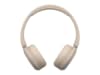 Sony WH-CH520 trådløse hodetelefoner, On-Ear (beige) Trådløst