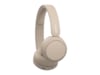 Sony WH-CH520 trådløse hodetelefoner, On-Ear (beige) Trådløst