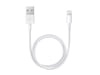 Apple Lightning til USB-A Kabel 0,5m (hvit) Ladere