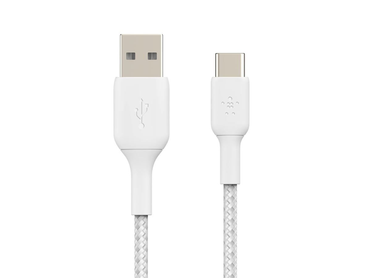 Belkin USB-A til USB-C kabel 1m (hvit) Kabel/adapter/diverse