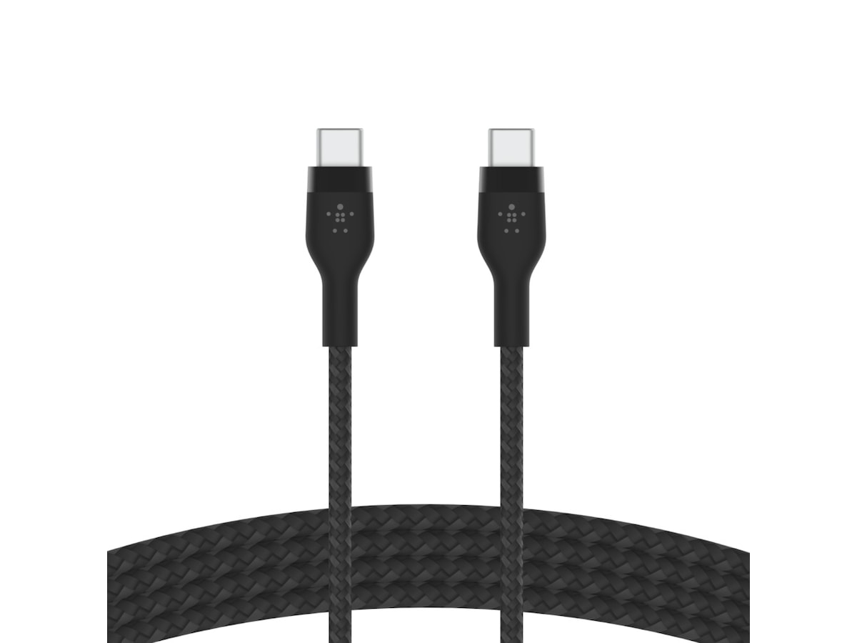 Belkin USB-C til USB-C kabel 1m (sort) Kabel/adapter/diverse