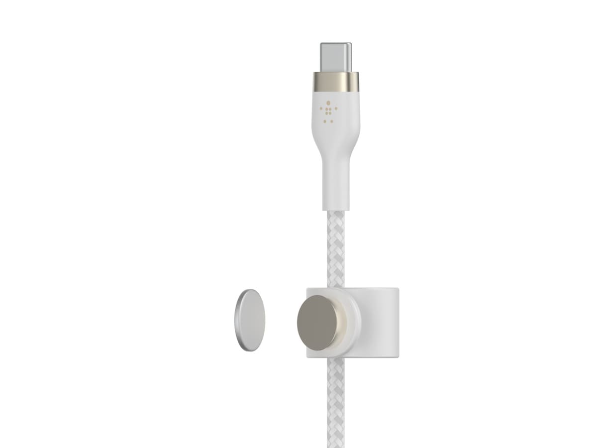 Belkin USB-C til USB-C kabel 3m (hvit) Kabel/adapter/diverse