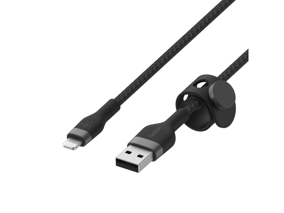 Belkin USB-A til Lightning kabel 1m (sort) Kabel/adapter/diverse