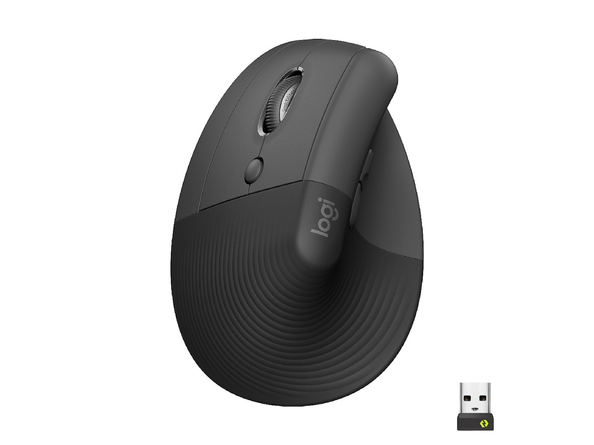 Logitech Lift Vertikal Venstre mus (graphite) Mus