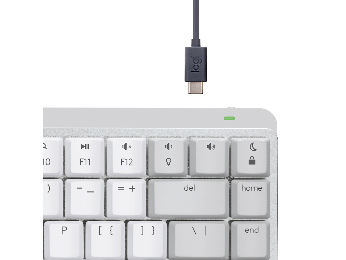 Logitech MX Mechanical Mini for Mac Minimalist Tastatur (pale grey) Tastatur