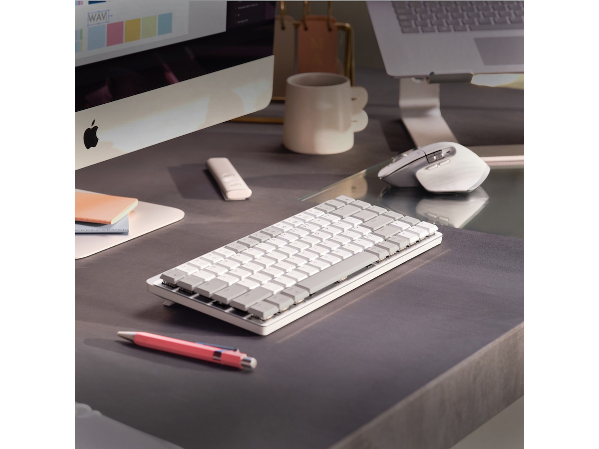 Logitech MX Mechanical Mini for Mac Minimalist Tastatur (pale grey) Tastatur