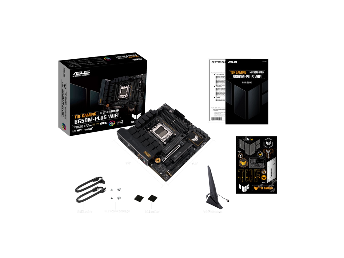 ASUS TUF Gaming B650M-PLUS WIFI Hovedkort AMD Socket