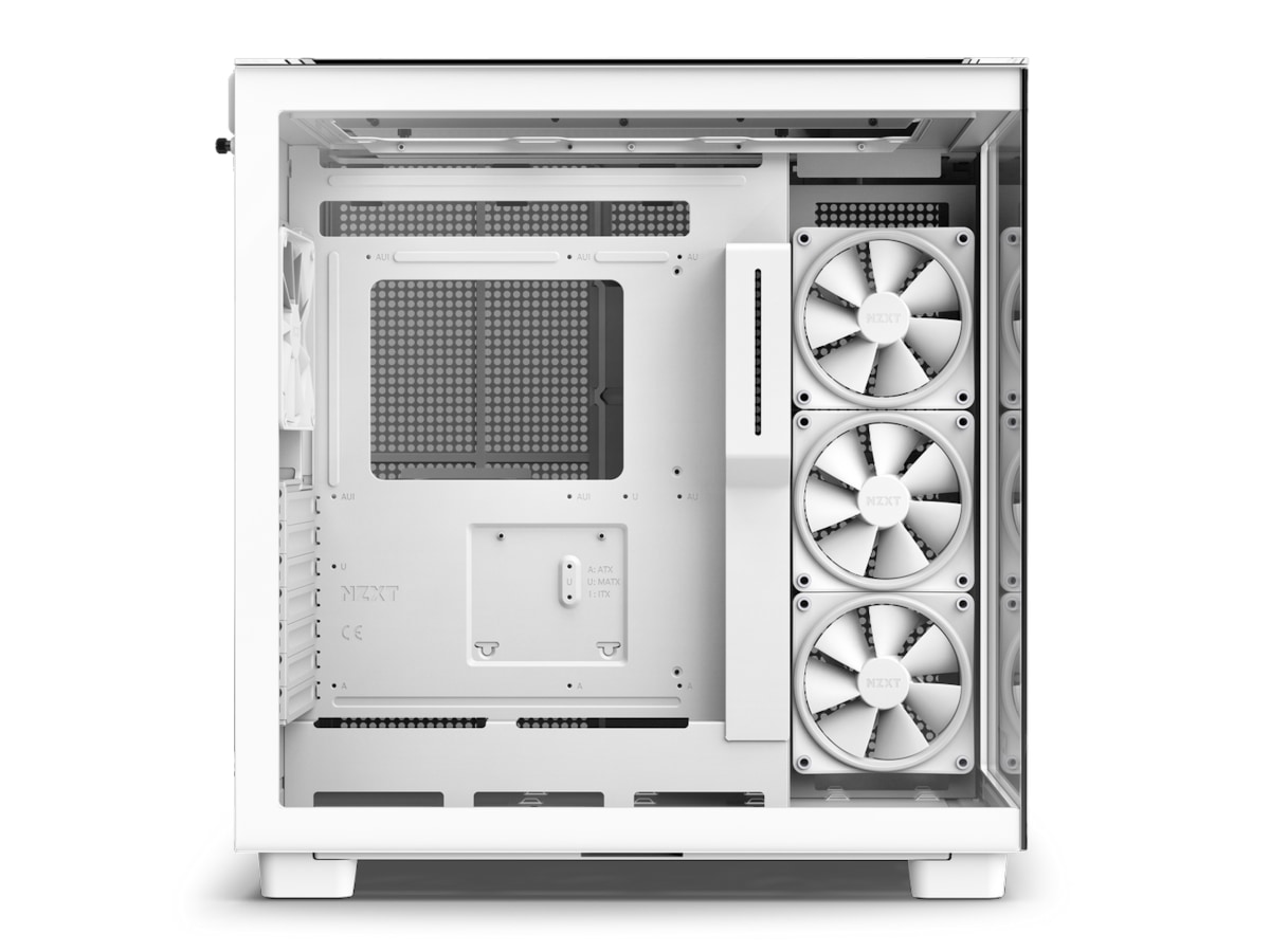 NZXT H9 Elite Dual Chamber Mid Tower (hvit) Midi tower