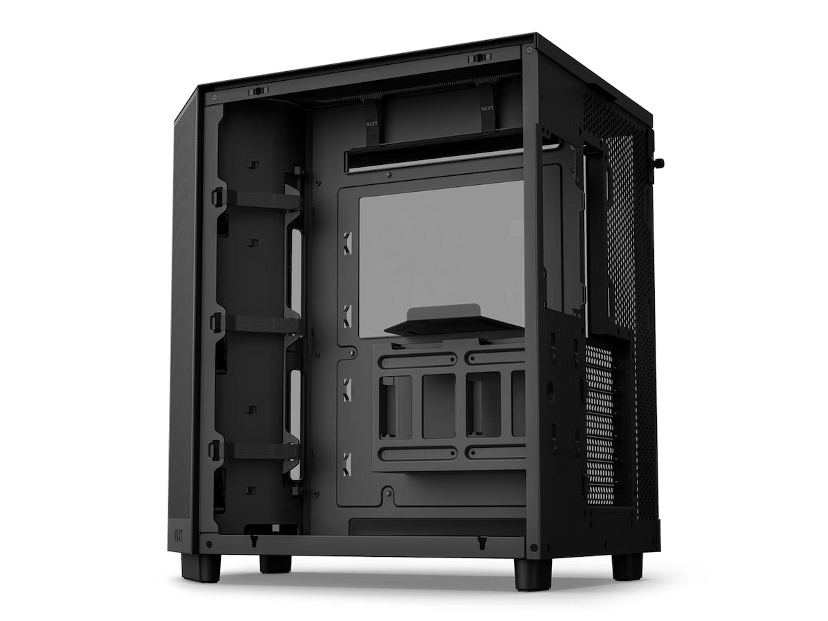 NZXT H6 Flow Case Dual Chamber RGB Mid Tower (sort) Midi tower