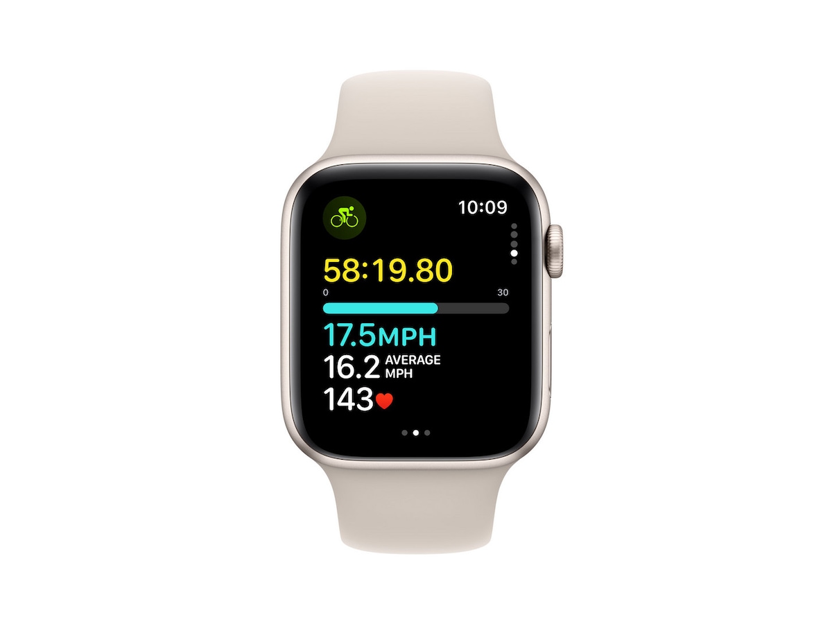 Apple Watch Series SE 44mm GPS Aluminium (stjerneskinn) Watch