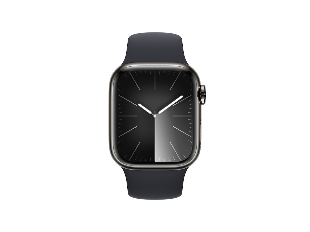 Apple Watch Series 9 GPS + LTE 41mm Rustfritt stål (grafitt) Watch