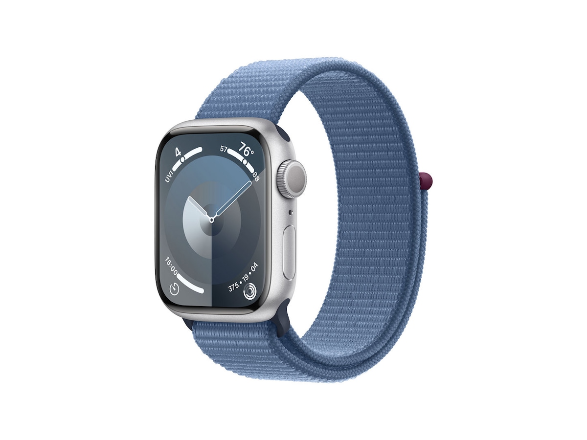 Apple Watch Series 9 41mm GPS + LTE Aluminium (sølv) Smartklokke