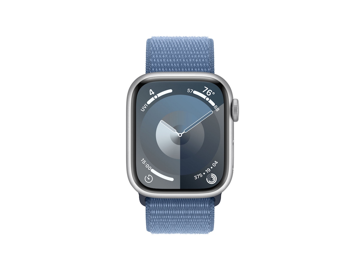 Apple Watch Series 9 41mm GPS + LTE Aluminium (sølv) Smartklokke