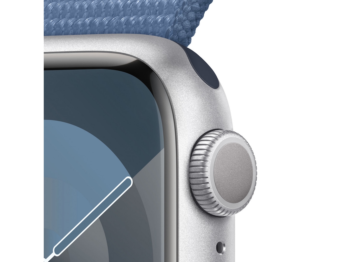 Apple Watch Series 9 41mm GPS + LTE Aluminium (sølv) Smartklokke