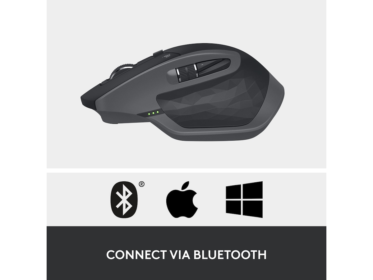 Logitech MX Master 2S Trådløs Mus (graphite) Mus