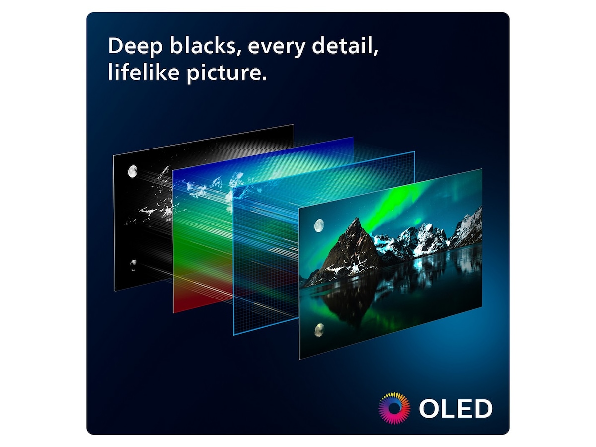 Philips 77" 4K UHD OLED Smart TV Ambilight 77OLED809 TV-er