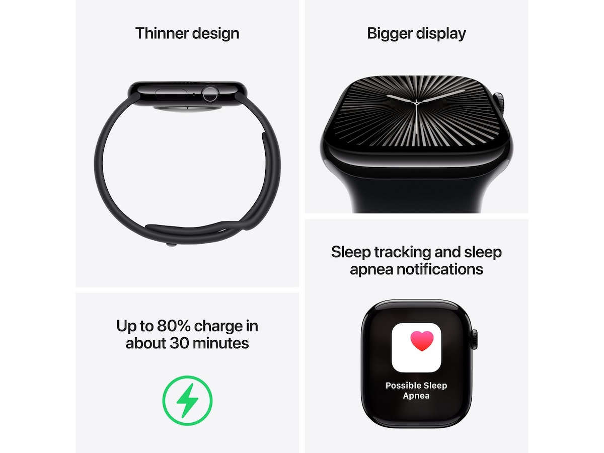 Apple Watch Series 10 46mm GPS Aluminium (sølv) Watch