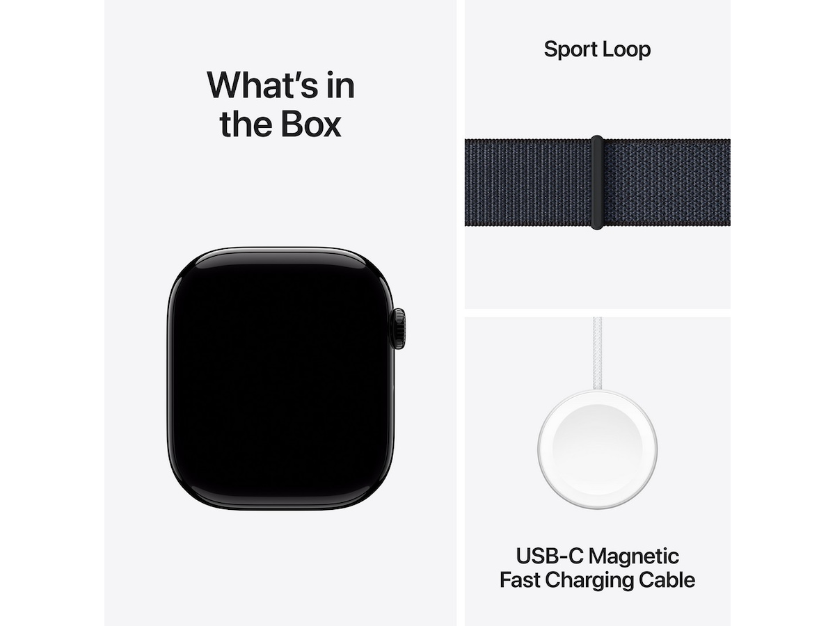 Apple Watch Series 10 46mm GPS Aluminium (gagatsvart) Watch