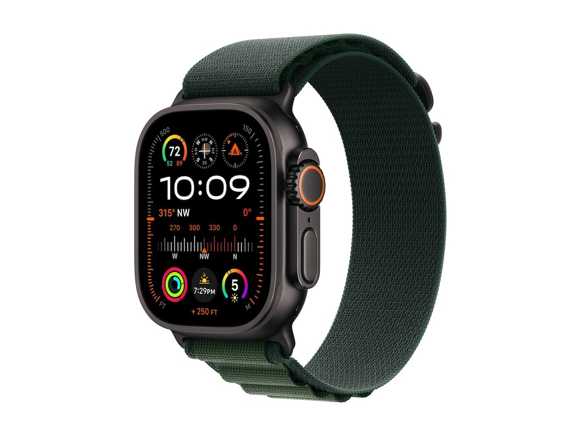 Apple Watch Ultra 2 49mm GPS + LTE Titan (sort) Watch