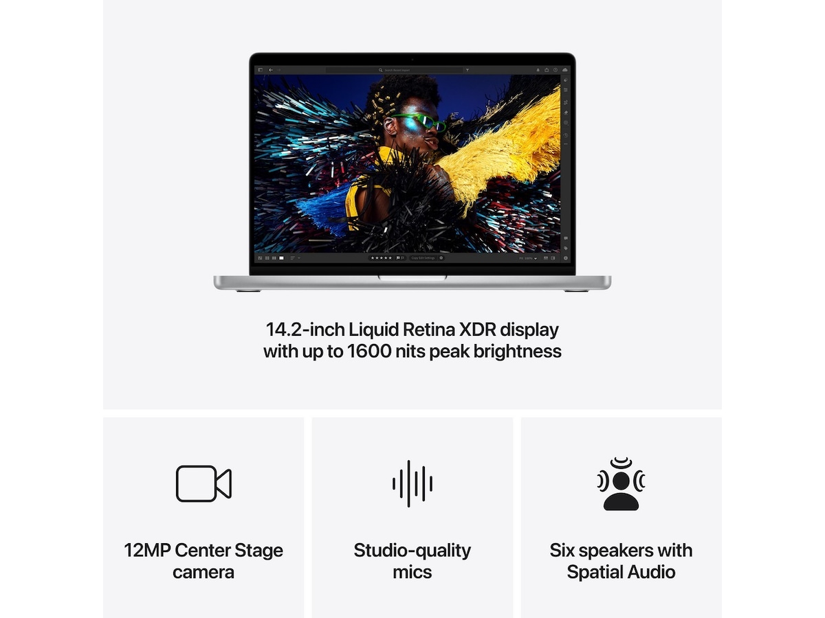 Macbook Pro 14 M4 Max (2024) 1TB (sølv) MacBook