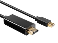 MiniDP til HDMI kabel 5m (sort) Monitorkabler