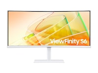 Samsung 34" Curved skjerm S34C650 (hvit) Skjermer