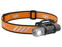 iiglo hodelykt 1000 lumen, 2-i-1 6500K Lommelykt / hodelykt