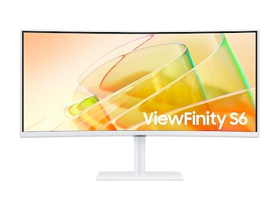 Samsung 34" Curved skjerm S46C650 (hvit) Skjermer