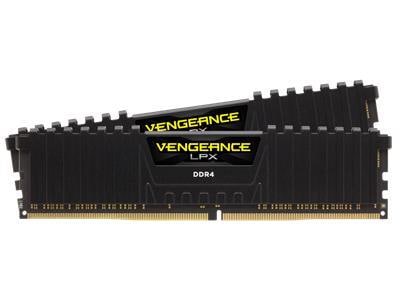 Corsair Vengeance LPX DDR4 2666MHz 32GB (sort) Minnebrikker