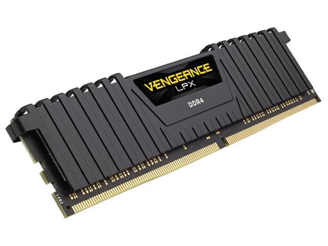 Corsair Vengeance LPX  DDR4 2666MHz 16GB (sort) Minnebrikker