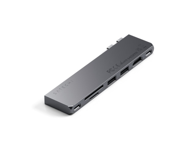 Satechi MacBook Air M2 Slim Pro Docking (space gray) Dockingstasjon