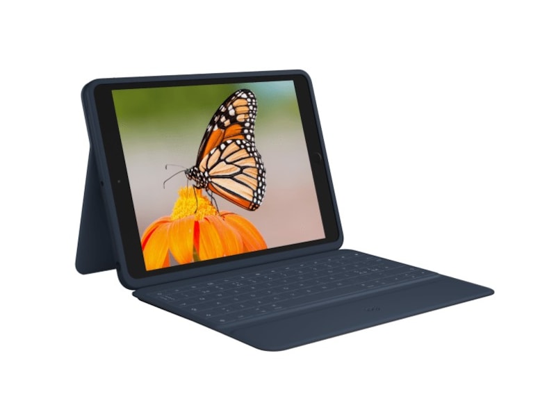 Logitech iPad 10,2" (2020) Rugged Combo 3 (blå) Tastatur og stylus