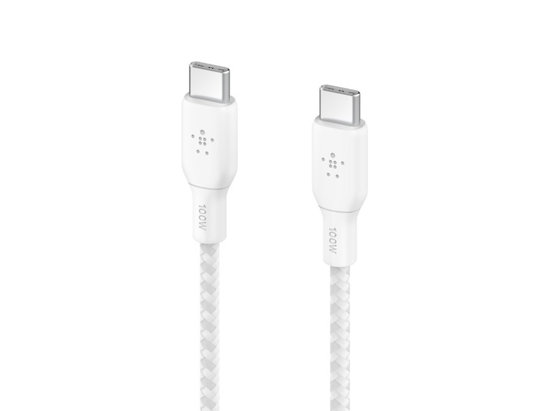 Belkin USB-C til USB-C kabel 2m (hvit) USBkabler