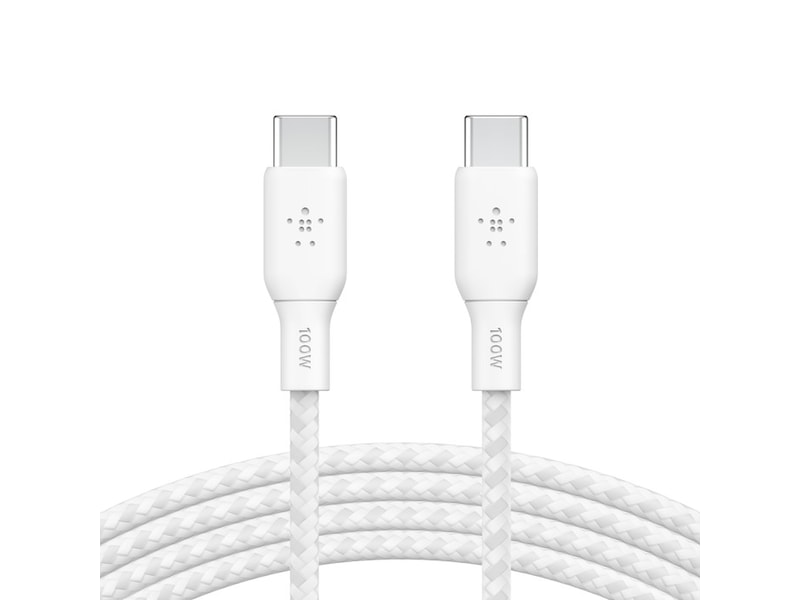 Belkin USB-C til USB-C kabel 2m (hvit) USBkabler