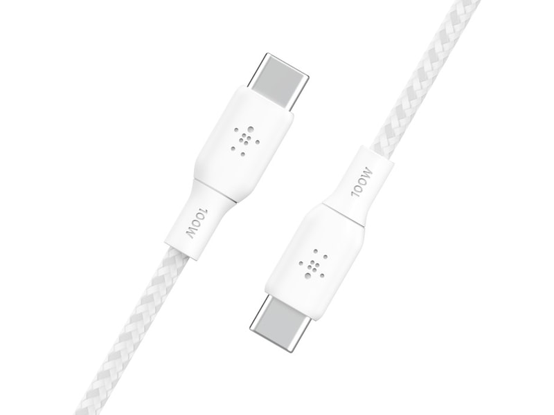 Belkin USB-C til USB-C kabel 3m (hvit) USBkabler