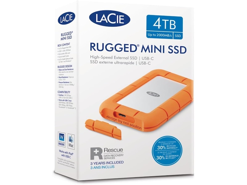 LaCie Rugged hot Mini 1TB