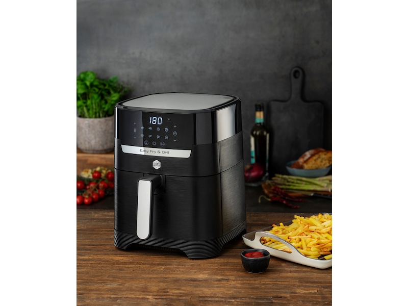 OBH Nordica Easy Fry & Grill Precision 2in1 Black Digital Airfryer