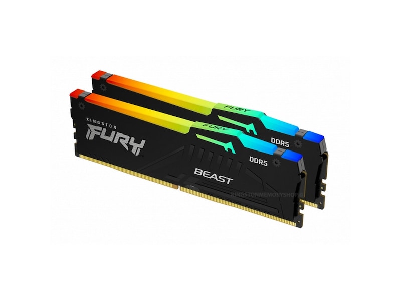 Kingston FURY Beast RGB DDR5 5600MHz 32GB Minnebrikker