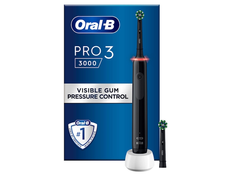 Oral-B Pro 3 3000 Elektrisk Tannbørste (sort) Tannpleie